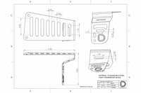 2018-2025 Jeep JL Wrangler Cowl Mount LED Brackets