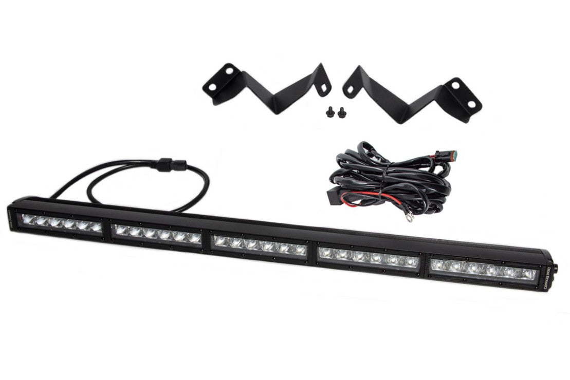 GRILLE-MOUNT LED LIGHT BAR KIT: TOYOTA TACOMA (16-23)