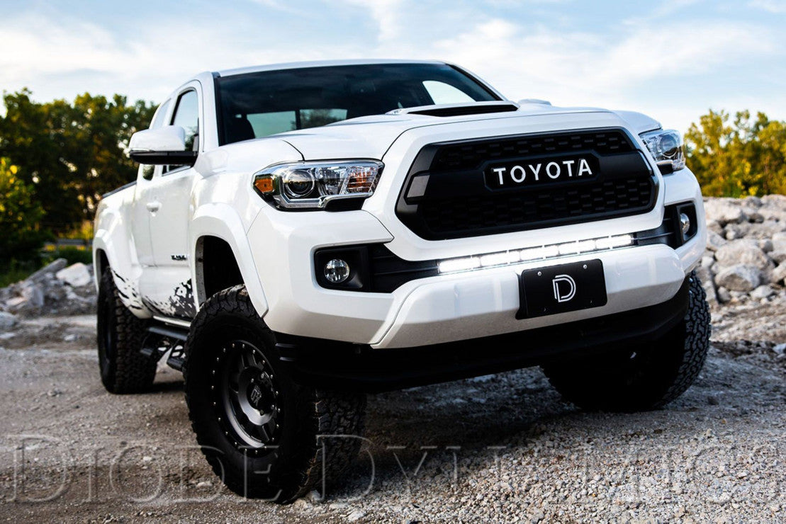 GRILLE-MOUNT LED LIGHT BAR KIT: TOYOTA TACOMA (16-23)