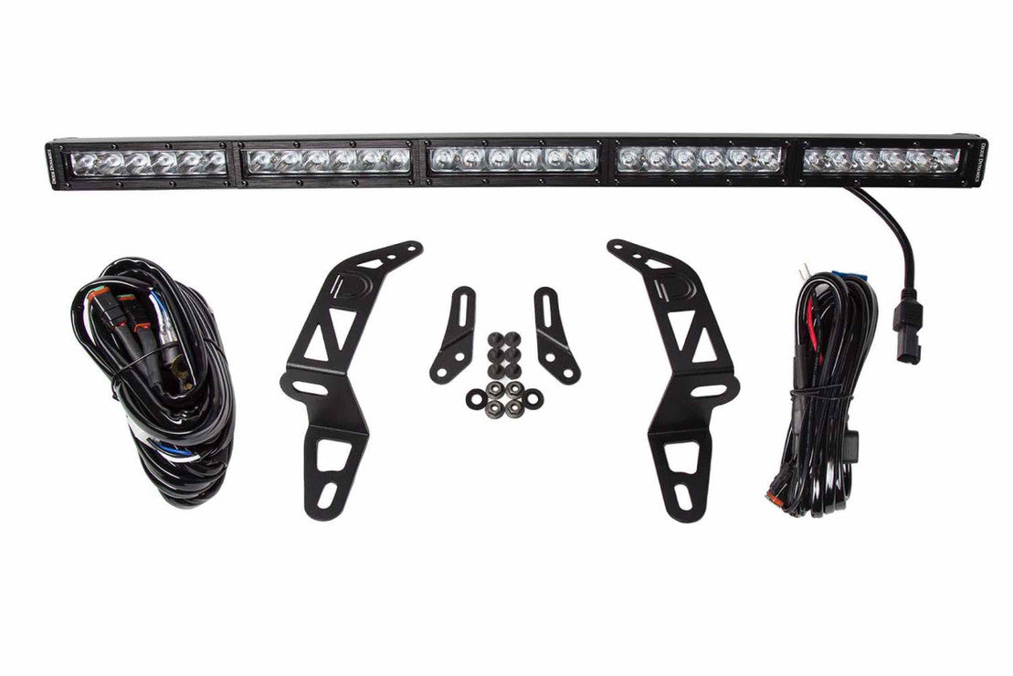 BUMPER-MOUNT LED LIGHT BAR KIT: WRANGLER JL