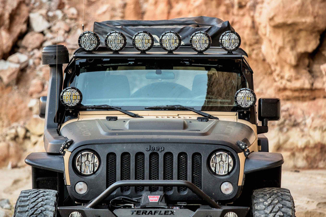 KC HI-LITES XROSS BAR LED SYSTEM: WRANGLER JK