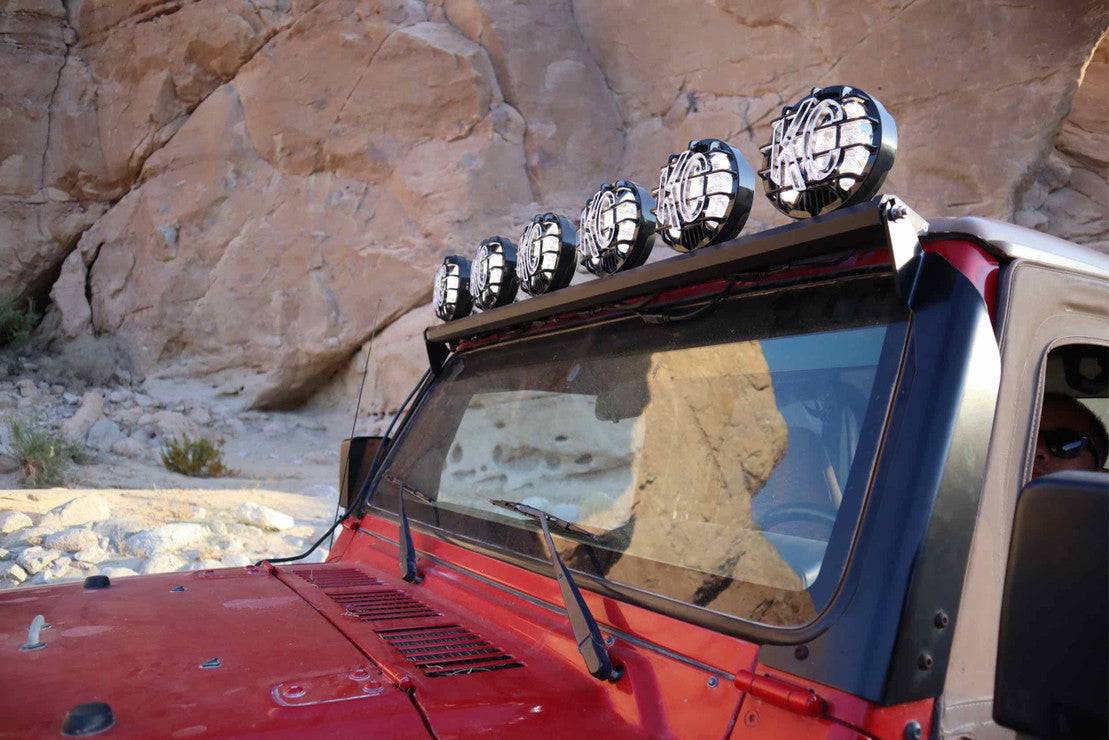 KC HI-LITES XROSS BAR LED SYSTEM: WRANGLER TJ