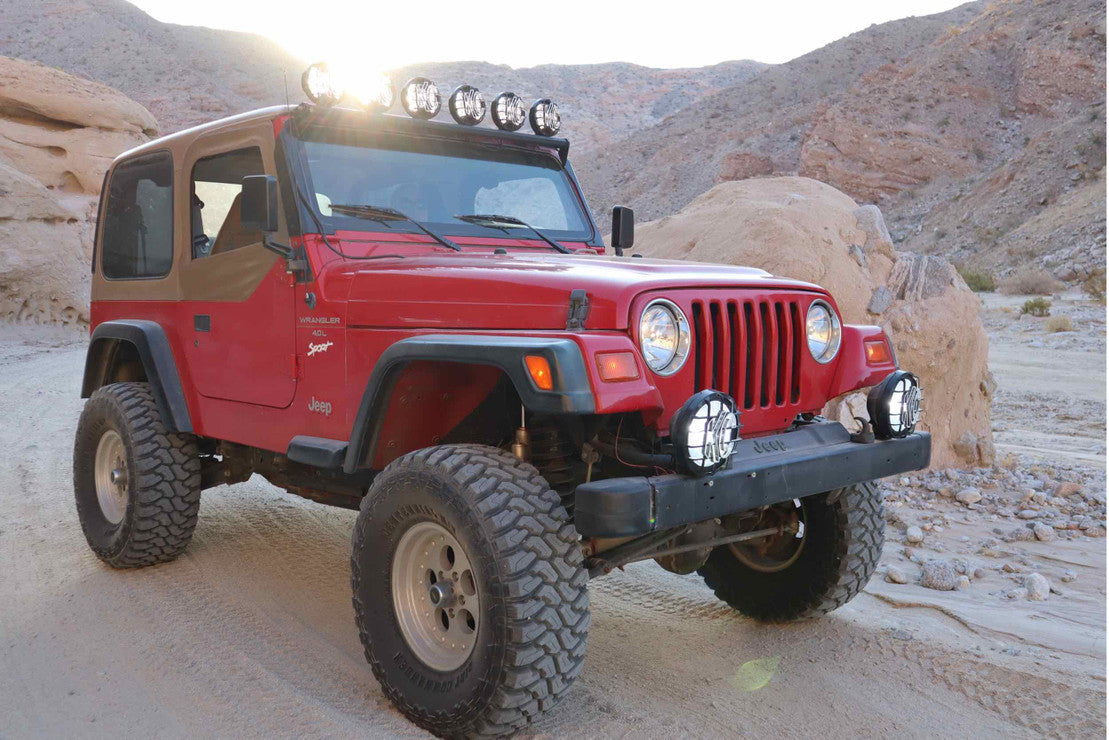 KC HI-LITES XROSS BAR LED SYSTEM: WRANGLER TJ