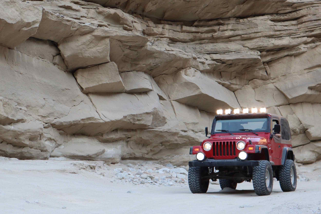 KC HI-LITES XROSS BAR LED SYSTEM: WRANGLER TJ