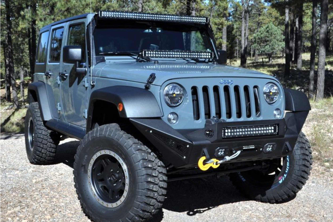 KC HI-LITES C30 LED HOOD-MOUNT KIT: WRANGLER JK