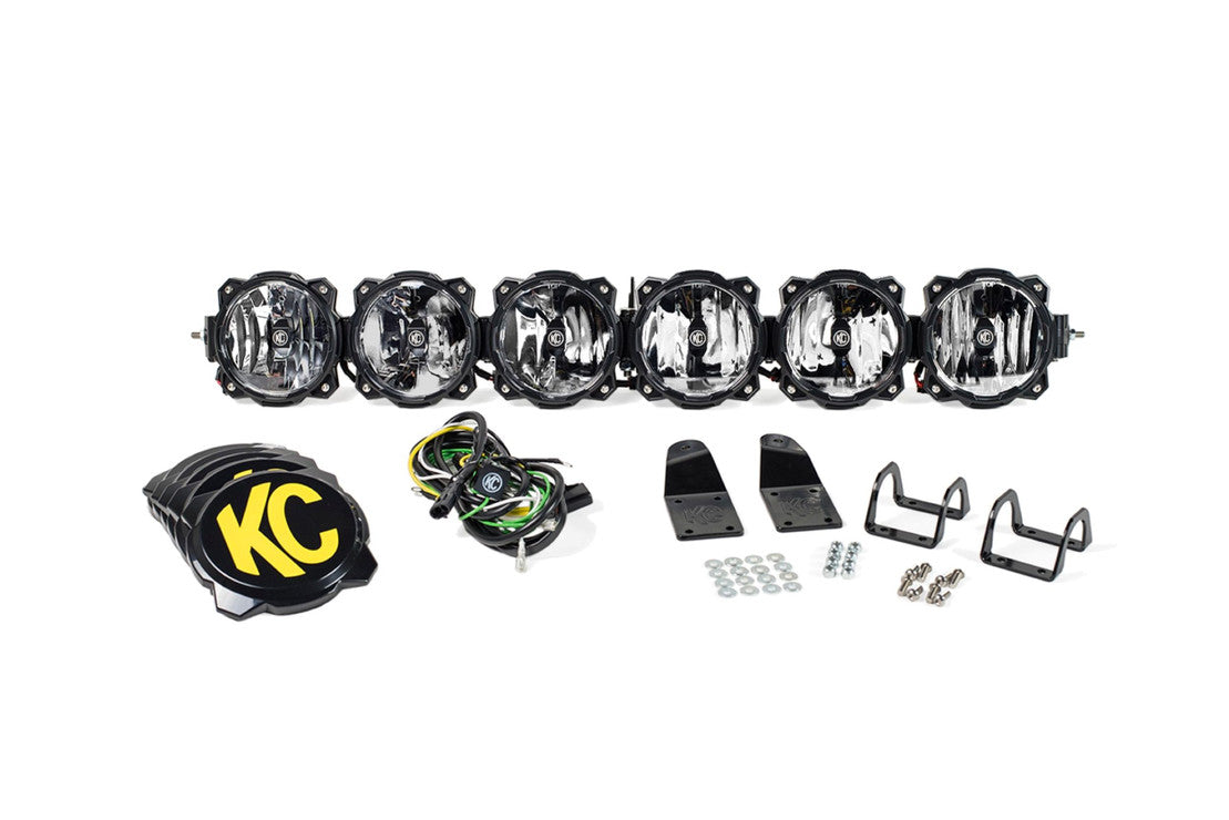 KC HI-LITES PRO6 GRAVITY LED SYSTEM: WRANGLER JL/JT