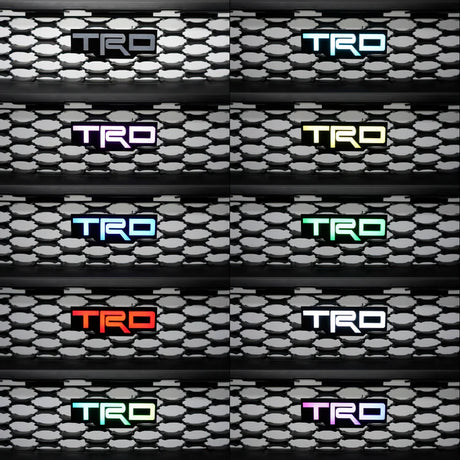TRD : Illuminated Multicolor Flow LED Badge | Lit Logos