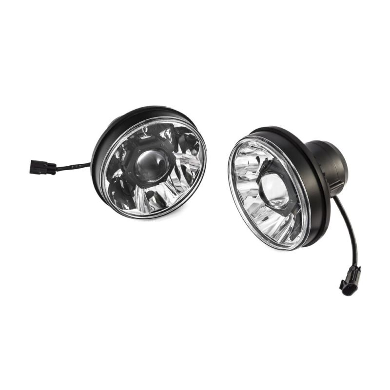 7" Gravity® LED Pro DOT Headlight - Driving Beam - Pair - Universal / 07-18 Jeep JK