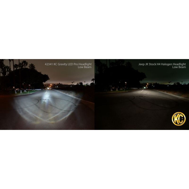 7" Gravity® LED Pro DOT Headlight - Driving Beam - Single - Universal / 07-18 Jeep JK