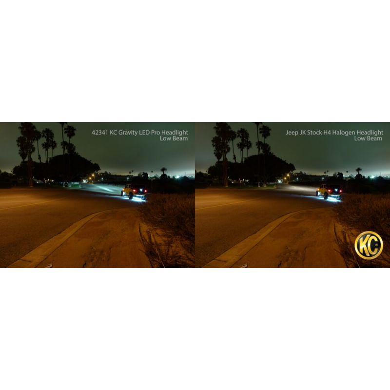 7" Gravity® LED Pro DOT Headlight - Driving Beam - Single - Universal / 07-18 Jeep JK