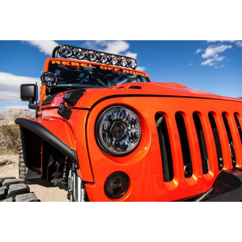 7" Gravity® LED Pro DOT Headlight - Driving Beam - Single - Universal / 07-18 Jeep JK