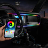 2021-2025 FORD BRONCO DYNAMIC COLORSHIFT LED DASH KIT - USB PLUG & PLAY INTERIOR LIGHTING