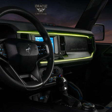 2021-2025 FORD BRONCO DYNAMIC COLORSHIFT LED DASH KIT - USB PLUG & PLAY INTERIOR LIGHTING