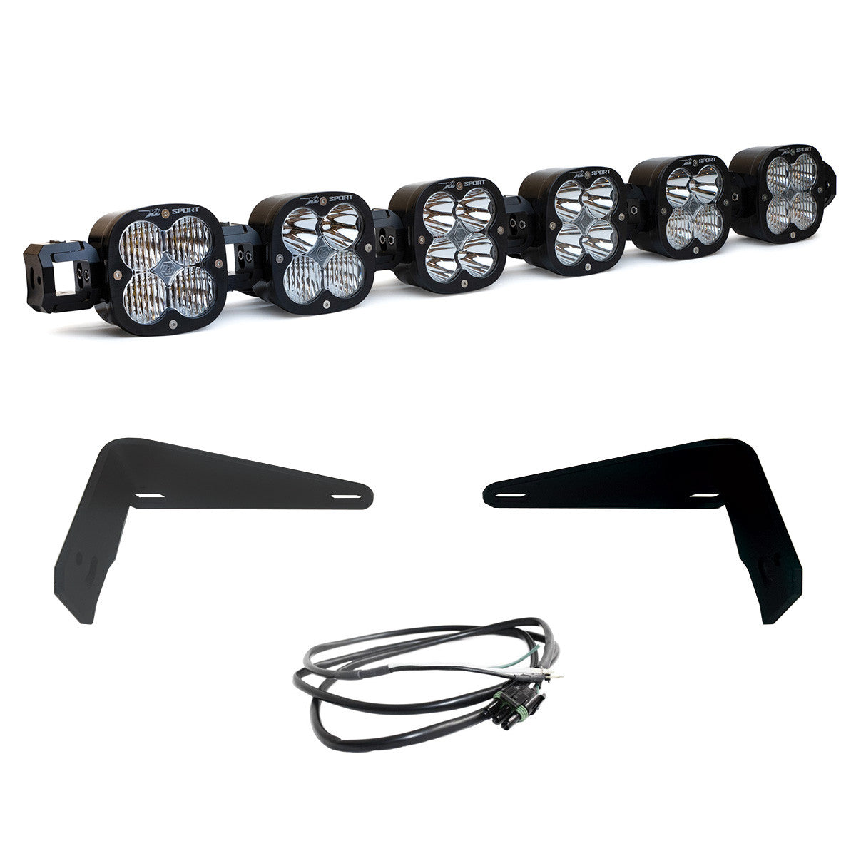 Ford XL Linkable Bumper Light Kit - Ford 2021-2025 Bronco; 2022-2025 Bronco Raptor; NOTE: w/ OE Steel Bumper