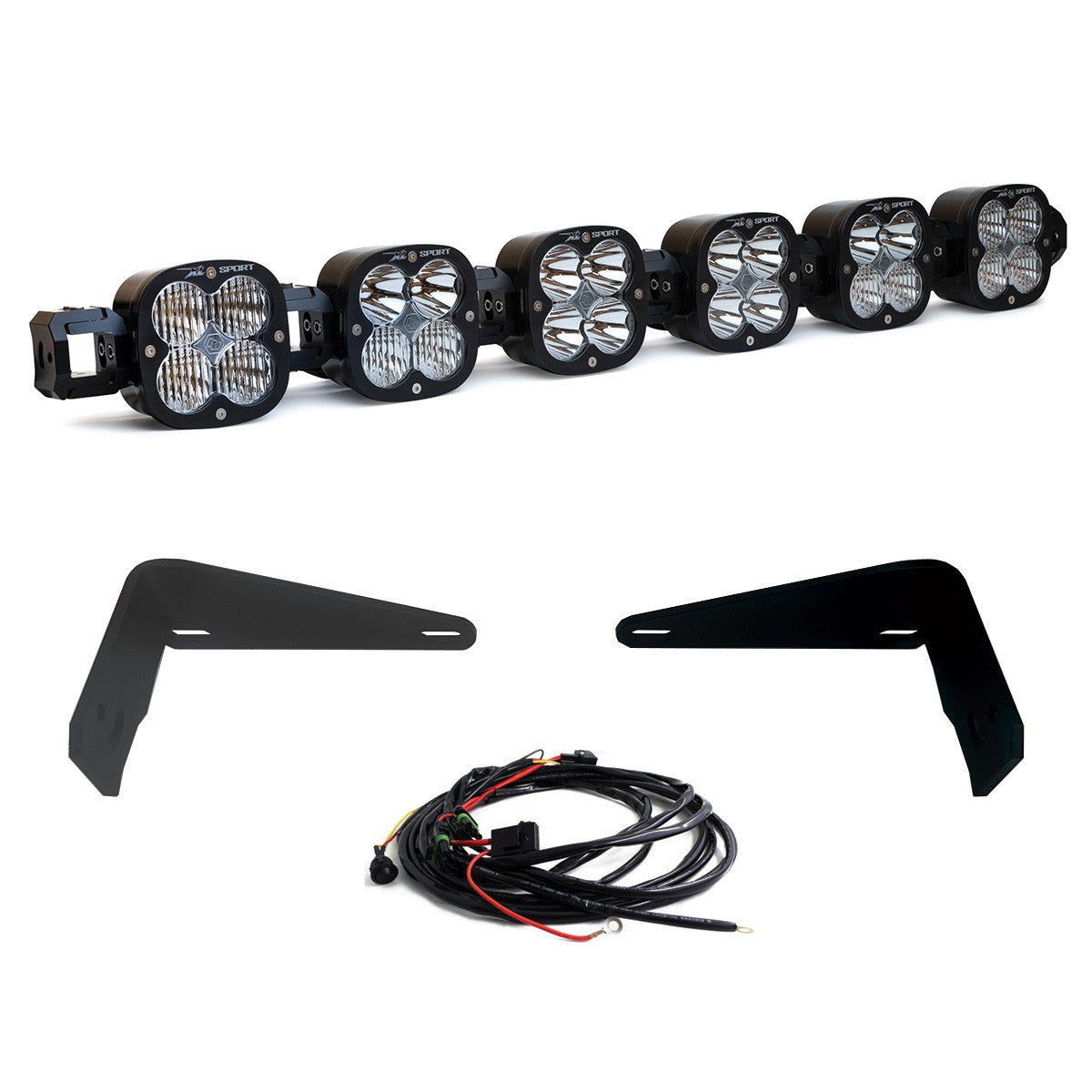 Ford XL Linkable Bumper Light Kit - Ford 2021-2025 Bronco; 2022-2025 Bronco Raptor; NOTE: w/ OE Steel Bumper