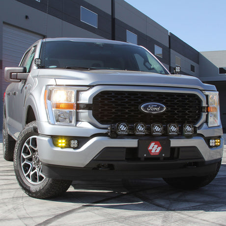 Ford Squadron SAE/Pro Fog Pocket Light Kit - Ford 2021-23 F-150; NOTE: w/ Daytime Running Lights (DRL)