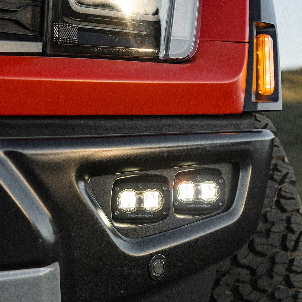 Ford Raptor S2 SAE Dual Fog Pocket Kit - Ford 2021-2025 F-150 Raptor, 2024-2025 F-150 Raptor 37/R