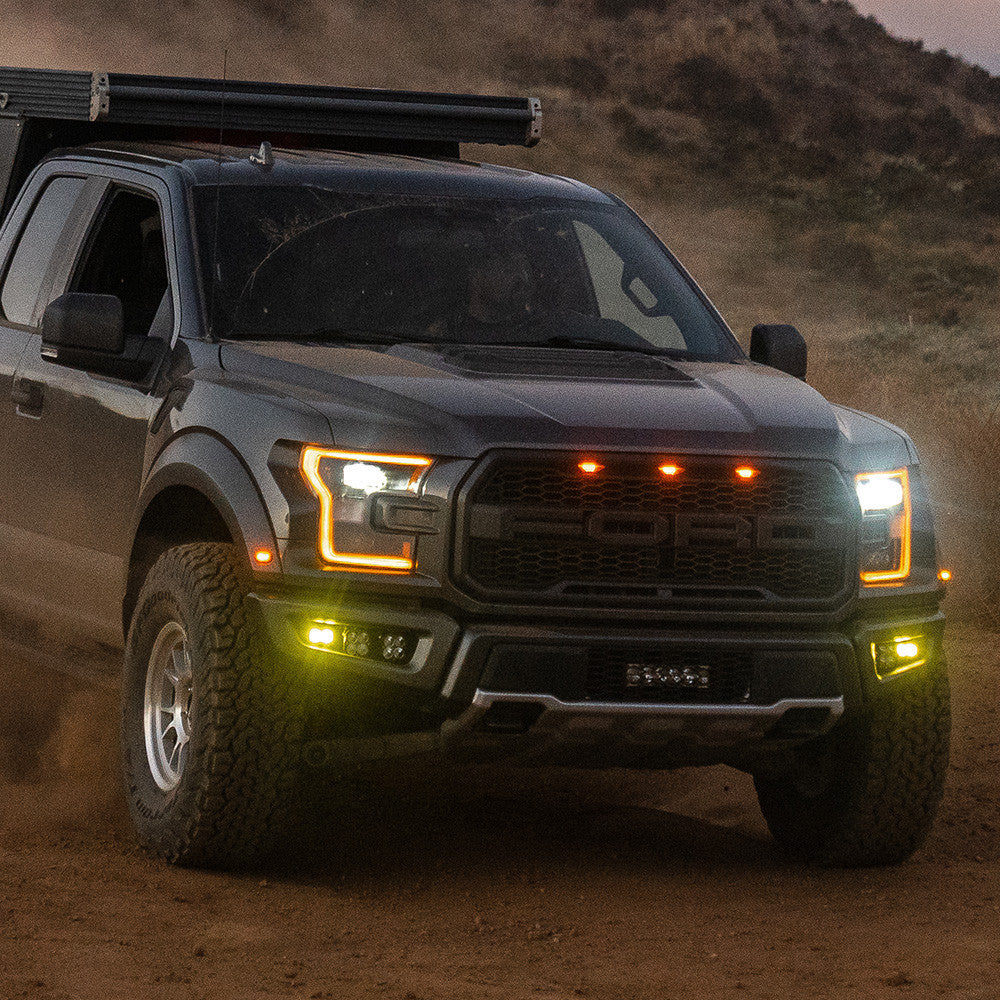 Ford Raptor Squadron/S2 SAE “Pro” Fog Pocket Light Kit - Ford 2017-20 F-150; NOTE: Raptor