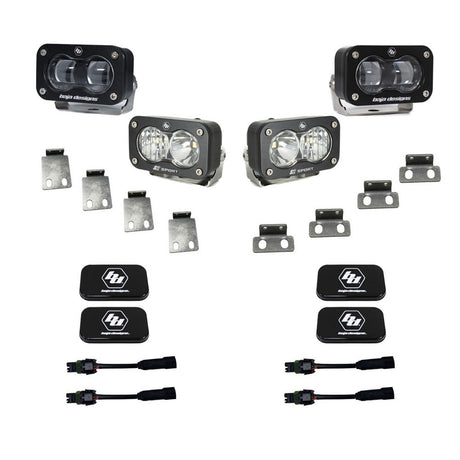 S2 SAE/S2 Sport Fog Pocket Kit - Ford 2021-2025 F-150 Raptor; 2023-2025 Bronco Raptor, 2024-2025 F-150 Raptor 37/R