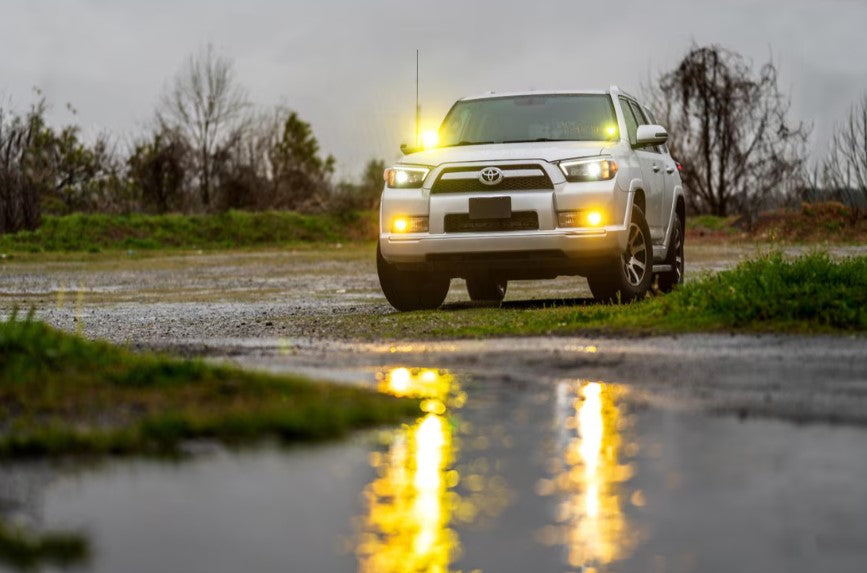 4Banger LED Ditch Light System: Toyota 4Runner (10-13)