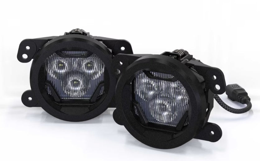 4Banger LED Fog Lights: Jeep Wrangler JK