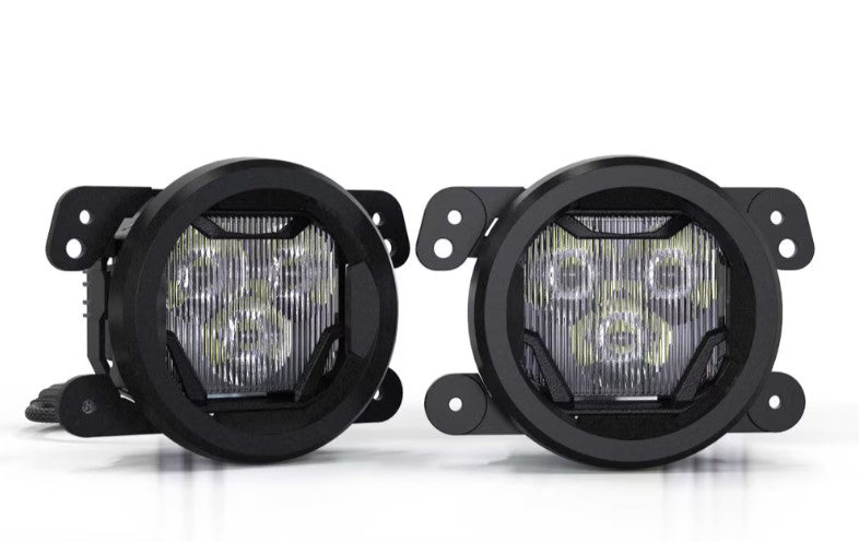 4Banger LED Fog Lights: Jeep Wrangler JK