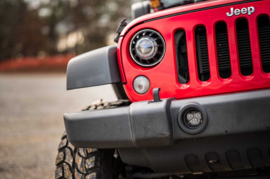 4Banger LED Fog Lights: Jeep Wrangler JK