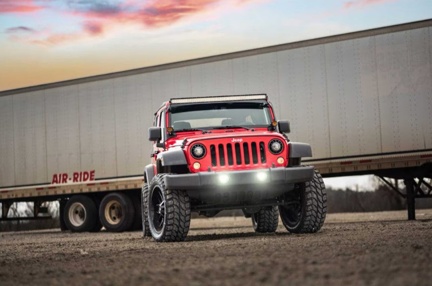 4Banger LED Fog Lights: Jeep Wrangler JK