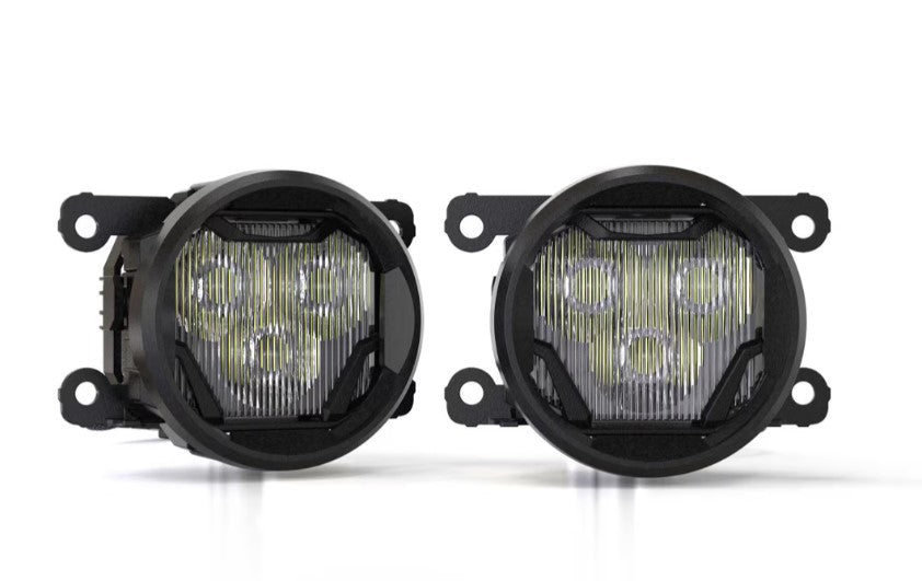 4Banger LED Fog Lights: Nissan (Round)