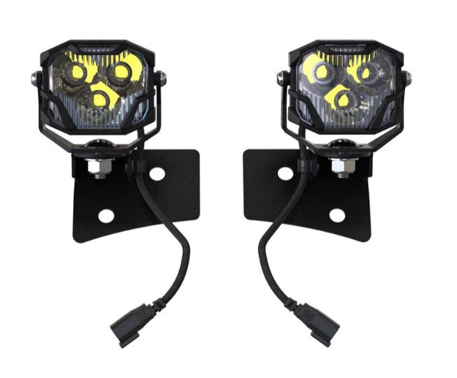 4Banger LED Ditch Light System: Wrangler JK (07-18)