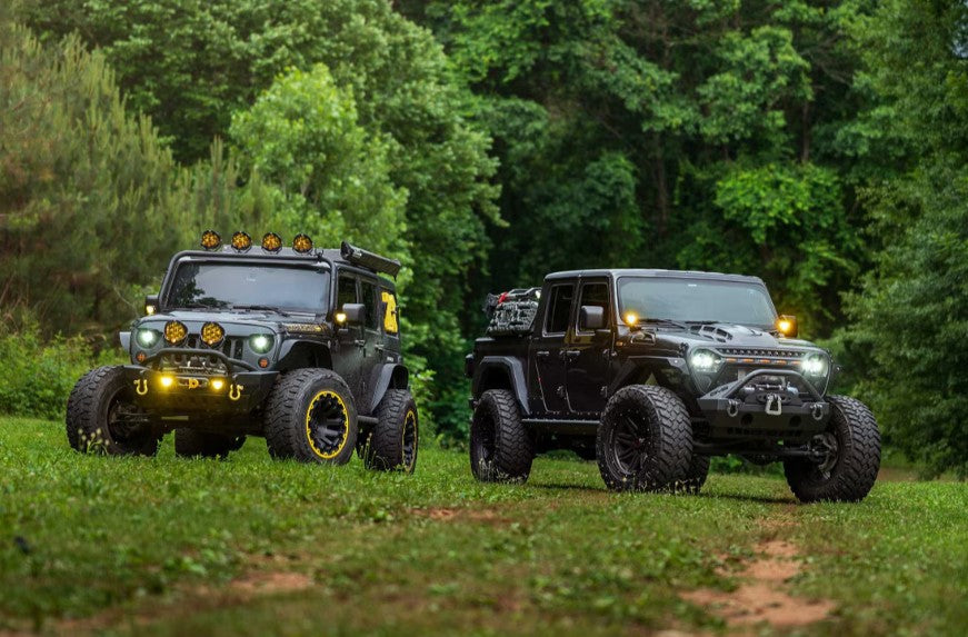 4Banger LED Ditch Light System: Wrangler JL (2018+)