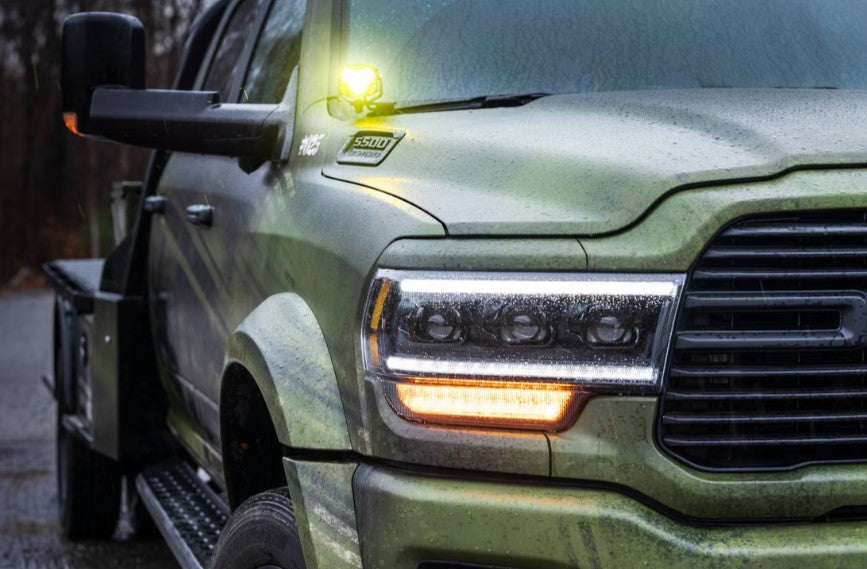 4Banger LED Ditch Light System: Ram HD (2019+)