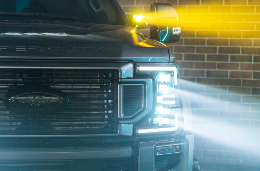 4Banger LED Ditch Light System: Ford Super Duty (17-22)