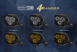 4Banger LED Fog Lights: Jeep Cherokee (14-17)