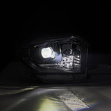 14-21 Toyota Tundra MK II LUXX-Series LED Projector Headlights Alpha-Black