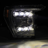 21-23 Ford F150 / 21-23 Ford F150 Raptor NOVA-Series LED Projector Headlights Black