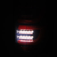 15-20 Ford F150 LUXX-Series LED Tail Lights Black Red - Backordered