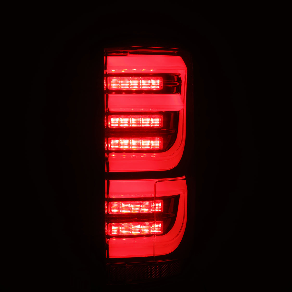 15-20 Ford F150 LUXX-Series LED Tail Lights Black Red