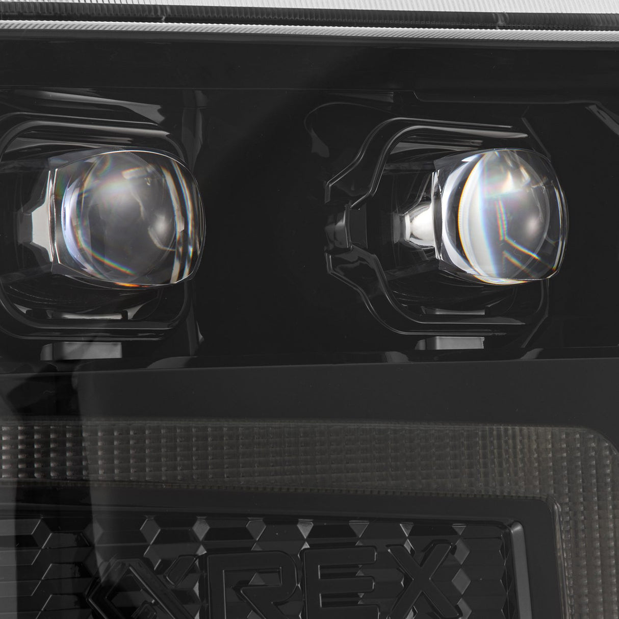 16-18 Chevrolet Silverado 1500 NOVA-Series LED Projector Headlights Alpha-Black