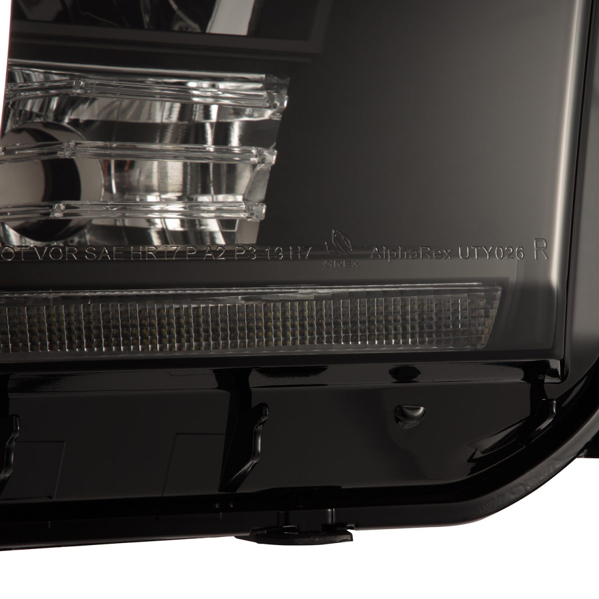 07-13 Toyota Tundra/08-17 Toyota Sequoia MK II NOVA-Series LED Projector Headlights Black (With Level Adjuster)