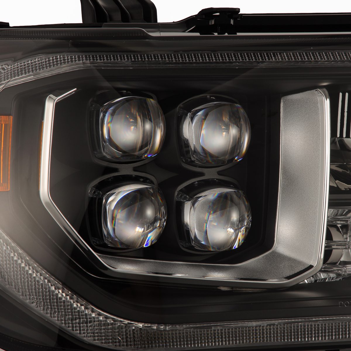 07-13 Toyota Tundra/08-17 Toyota Sequoia MK II NOVA-Series LED Projector Headlights Black (With Level Adjuster)