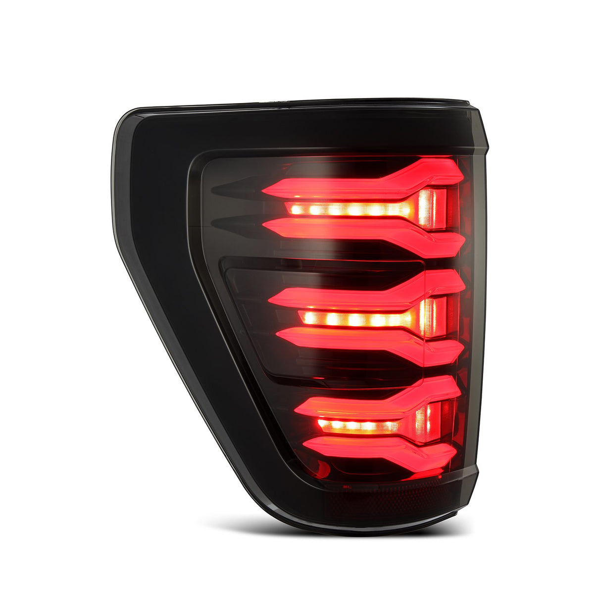 21-23 Ford F150 LUXX-Series LED Tail Lights Black-Red