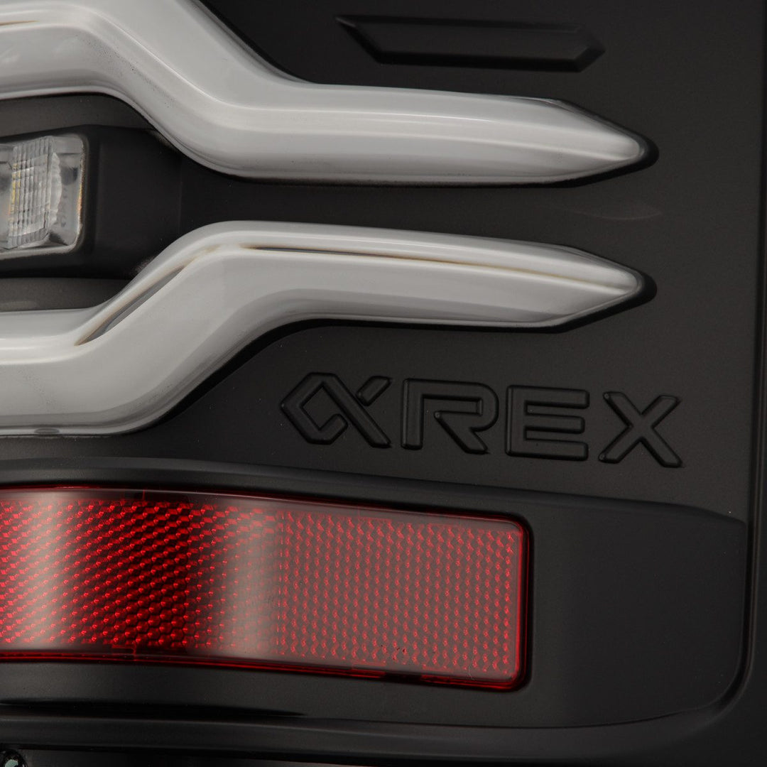 14-18 GMC Sierra 1500/2500HD/3500HD LUXX-Series LED Tail Lights Black