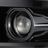 14-15 Chevrolet Silverado LUXX-Series LED Projector Headlights Alpha-Black