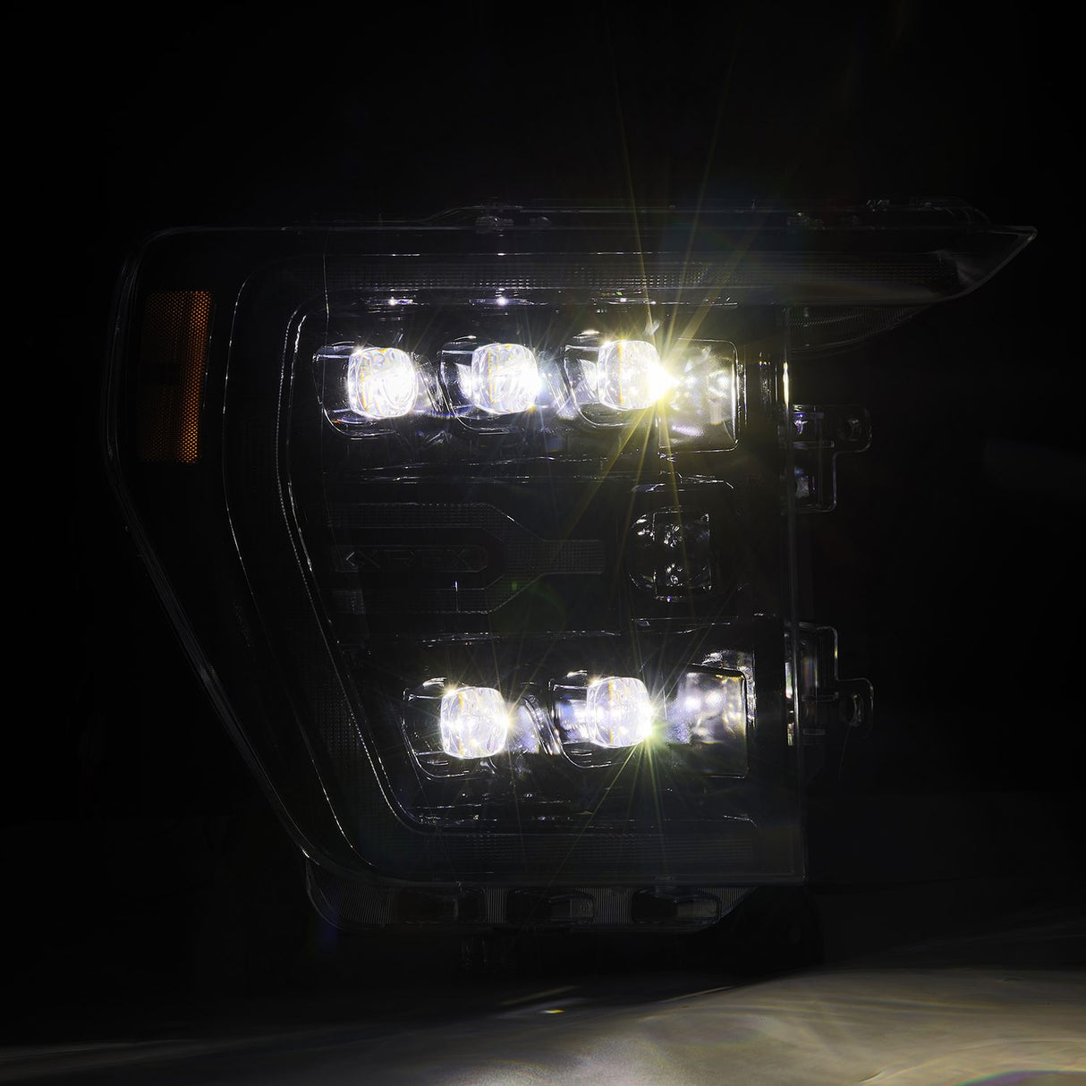 21-23 Ford F150 / 21-23 Ford F150 Raptor NOVA-Series LED Projector Headlights Alpha-Black