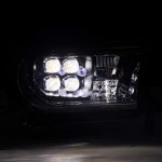 07-13 Toyota Tundra/08-17 Toyota Sequoia MK II NOVA-Series LED Projector Headlights Alpha-Black (With Level Adjuster)