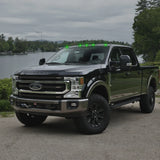 Ford 17-24 Superduty (5-Piece Set) Smoked Cab Roof Light Lens with RGB (Multi-Colored) High-Power LED's (FRESH INSTALL)