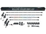 Bluetooth Million Color LED Car Underbody Lighting Kit with Smartphone Control