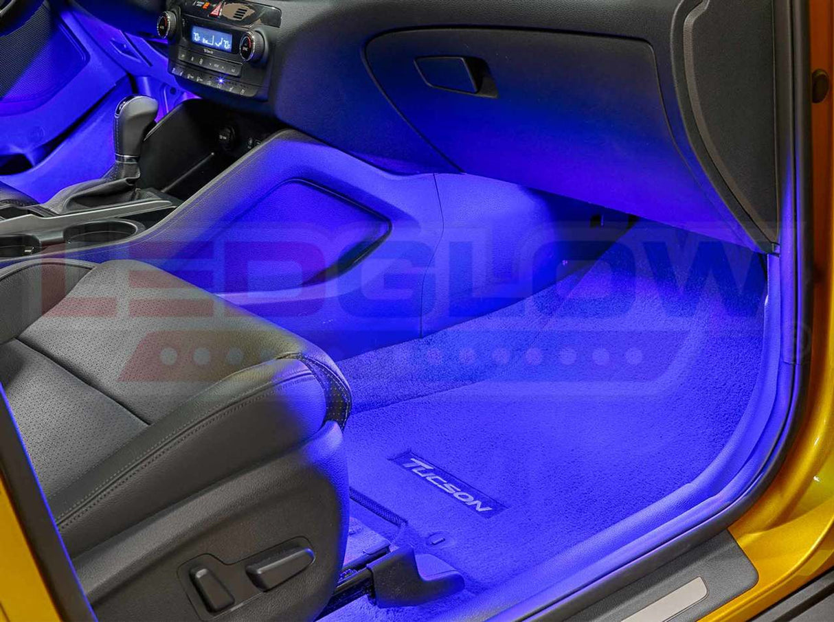 4pc Blue LED Interior Lighting Kit