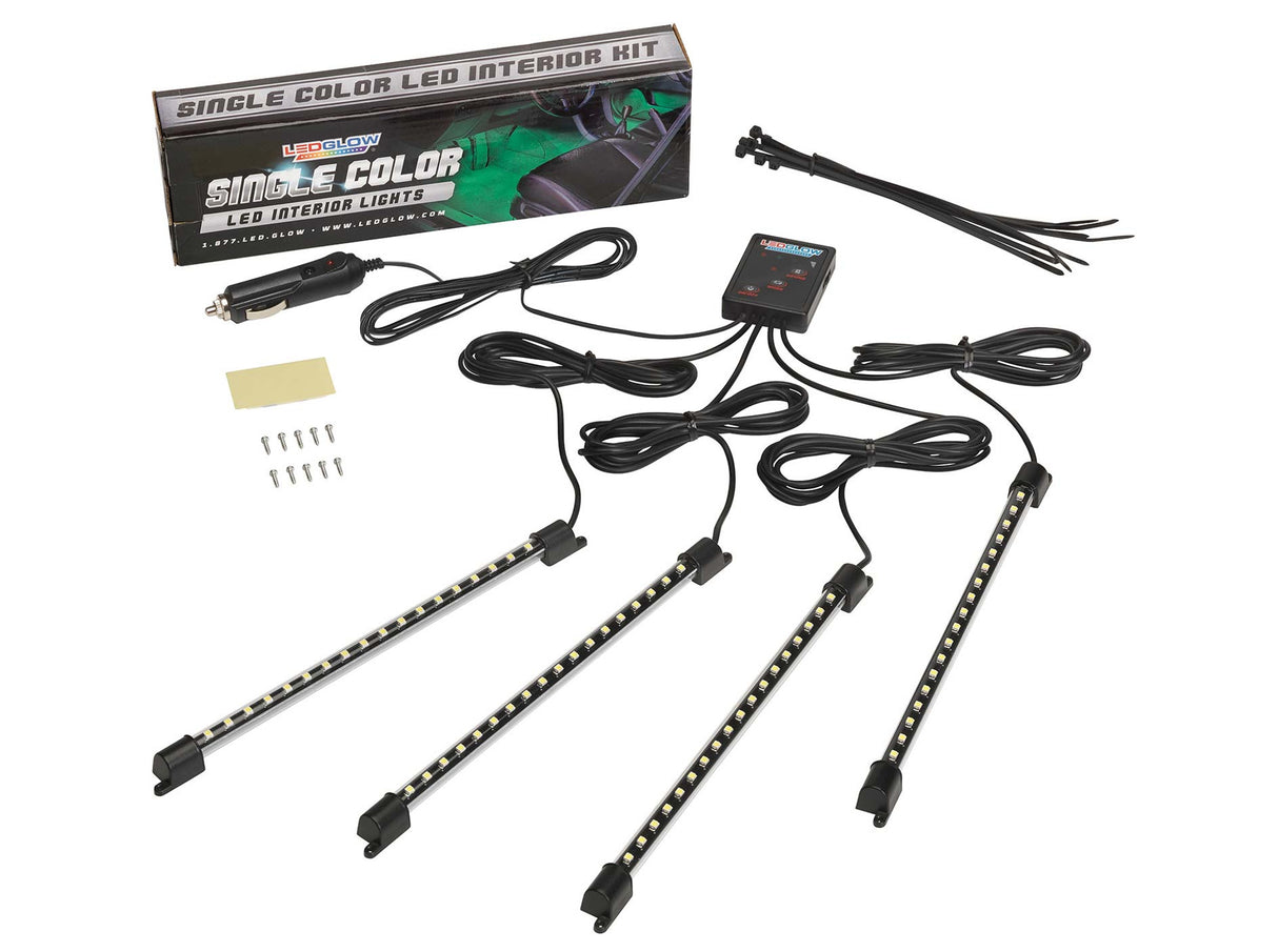 4pc Blue LED Interior Lighting Kit